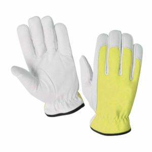 ถุงมือนิรภัยหนังวัวเกรนทนทานต่อการตัดวัสดุ CE กันลื่นทนทานต่อการสั่นสะเทือน - Product Image 4