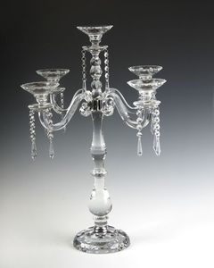 Bougeoir en verre design Offre Spéciale bougeoirs en verre de couleur cristal pour la célébration de mariage ou les centres de table de Noël - Product Image 4