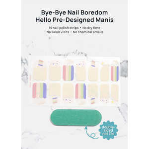 A3shop AOA Strisce di Smalto per Unghie Effetto Arcobaleno Stellato, Prodotto Gel per Unghie - Product Image 1