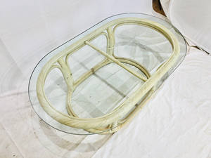 Mesa Ovalada de Ratán Blanco Natural con Diseño Básico, Hecha a Mano en Vietnam, Colores Personalizados, Lista para Venta al por Mayor - Product Image 6