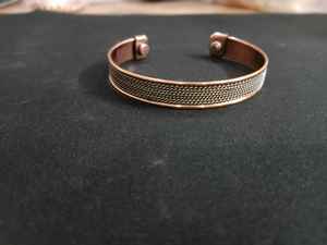 Handmade Adjustable Solid Copper Bangle Traditional Design Cuff for <b>Health</b> and Fashion Premium Quality Copper <b>Bracelets</b> - Product Image 6