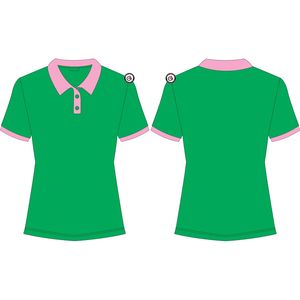 Alpha | Kapa | Polo de la fraternité Alpha Meilleure qualité Imprimé personnalisé Design Femmes Casual Summer Women Polo Shirts - Product Image 6