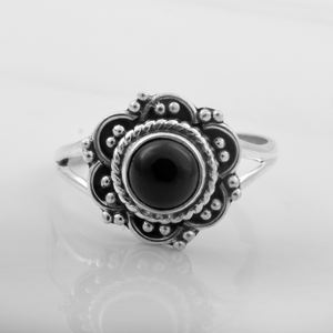 Elegant 925 Sterling Silver <b>Eternity</b> Vermeil <b>Ring</b> Real Black Onyx Gemstone Wedding Gift for Women and <b>Men</b> - Product Image 2