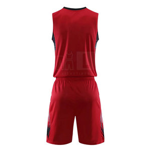 Service OEM, ensembles d'uniformes de basket-ball, respirants, anti-humidité, séchage rapide, 100% polyester, haute qualité, vêtements pour adultes, personnalisables - Product Image 3