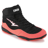 2025 vente chaude nouveau Style professionnel respirant en cuir boxe chaussures de lutte pour hommes