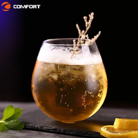 Gobelet en cristal verre à vin Transparent rotatif verre de dégustation de whisky verre à liqueur personnalisé nouvelle fête moderne Style américain 220-450ml