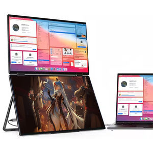 15.6นิ้ว IP 1080P แล็ปท็อปพีซีเดสก์ทอป360ต่อ ° ลำโพง HDR Dual Display Work Office จอภาพแบบพกพา - Product Image 1