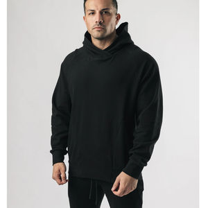 Men's 100% Cotton Heavy Weight Hoodie Custom Printed Logo Thick <b>Drop</b> Shoulder Sweatshirt for Winter Use - Product Image 4