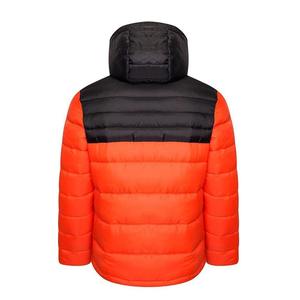 Blousons matelassés pour hommes en noir et rouge 2026, fermeture éclair avec capuche, vêtements de mode, blouson matelassé avec design et taille personnalisés - Product Image 4