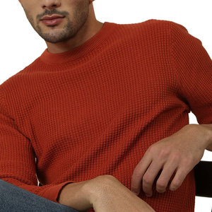 Pull chaud pour hommes, vêtements d'extérieur classiques tricotés à manches longues, pull pour hommes à la mode, design simple, adapté à un usage quotidien, pull en laine - Product Image 6