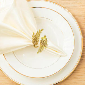 ห่วงใส่ผ้าเช็ดปากอลูมิเนียมพรีเมี่ยมแบบคลาสสิกเป็นมิตรต่อสิ่งแวดล้อมอุปกรณ์เสริมทนทานสำหรับโรงแรมร้านอาหารปาร์ตี้ในครอบครัว - Product Image 6