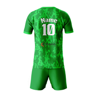Personnalisez votre propre maillot de football respirant en polyester pour hommes, nouveau kit de sport de football