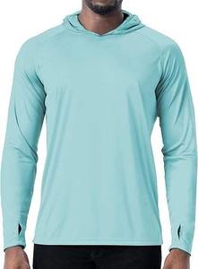 Personnalisé Uv Manches Longues À Capuche Performance Sublimation Pêche À La Mouche Chemise À Capuche Upf Soleil Chemise Jersey Porter Des Jeux De Pêche En Plein Air - Product Image 2