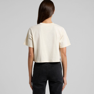 Camiseta Corta Moderna para Mujer, Suave y Transpirable, de Algodón, Cuello Redondo, Corte Regular, Mangas Cortas, Bajo sin Rematar, Ecológica, Ligera, Perfecta - Product Image 2