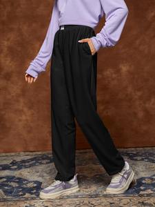 Wholesale Heavyweight <b>Men's</b> Casual Sweatpants <b>Loose</b> Fit Elastic Waist Pants and <b>Trousers</b> Washed Style Cheap Price - Product Image 3