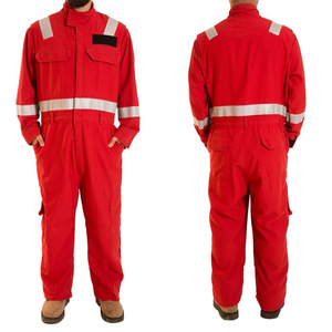 Vente en gros Vêtements de travail industriels Combinaisons Vêtements de sécurité résistants aux flammes pour mécaniciens de soudage Résistant à l'huile Imperméable FR - Product Image 4