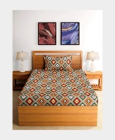 Drap de lit simple 100% polyester 120Tc Micro design floral personnalisable de luxe 4001 poids marron meilleur prix drap de lit