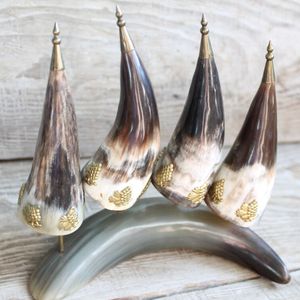 Tazas únicas de cerveza de cuerno para beber para los entusiastas tradicionales de la cerveza por Tayyab Handicraft - Product Image 4