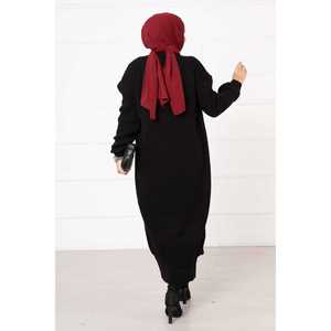 Women's Two-Piece Hair Braided Black Sweater <b>Set</b> - Product Image 5