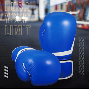 Gants de boxe en cuir PU personnalisés de 8oz 6oz pour hommes respirants légers de haute qualité entraînement combat OEM poinçonnage caractéristiques - Product Image 6