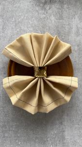 ห่วงรัดผ้าเช็ดปากโลหะสีทองตอก2024ตกแต่งโต๊ะรับประทานอาหารของตกแต่งงานแต่งงานงานเลี้ยงอาหารค่ำทำจากอินเดีย - Product Image 2