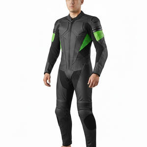 Nuevo Estilo, Traje de Motocicleta de Cuero Profesional para Hombre, Impermeable, Cortavientos, Ligero, Protección Avanzada, Cómodo - Product Image 5