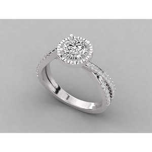 Bague solitaire en or 10 carats pour femmes, diamant cultivé en laboratoire - Product Image 6