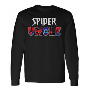 T-shirt à manches longues Spider Uncle pour garçons, idéal pour les fêtes d'anniversaire – Produit promotionnel - Product Image 2