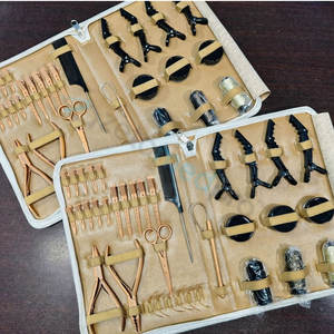 Professional <b>Hair</b> Extension Installation <b>Tool</b> Kit Complete Salon <b>Styling</b> Set - Product Image 2