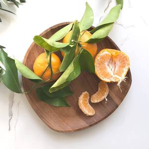 Vaisselle en gros ensembles d'assiettes à dessert en bois pour la maison accessoires de cuisine assiettes en bois naturel - Product Image 2