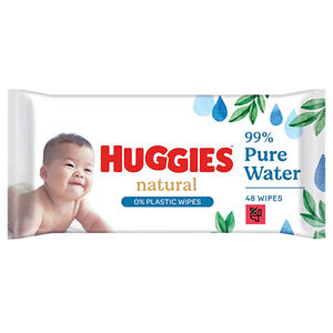 Huggies Natural Care Toallitas sensibles para bebés 6 paquetes de recarga 1008 unidades Toallitas de limpieza húmedas orgánicas hipoalergénicas sin perfume Paquete 1 - Product Image 6
