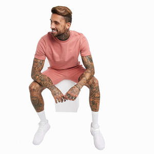 Moda 2025 100% conjuntos de pantalones cortos de algodón para Hombres Nuevo diseño camiseta y pantalones cortos Terry pantalones cortos para hombres conjuntos de pantalones cortos y camisetas - Product Image 6