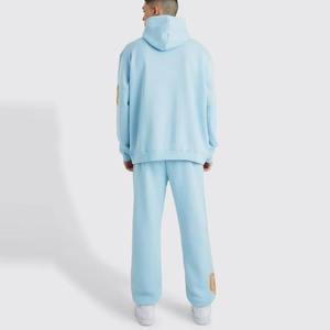 Pull à capuche personnalisé sérigraphié pour hommes, vêtements personnalisables en polaire légère et lourde en coton mélangé - Product Image 5