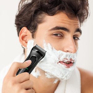 Cabezales de afeitado de doble cuchilla compatibles para afeitadora eléctrica Serie 3, repuestos lavables para afeitado eléctrico facial y corporal, 2 unidades - Product Image 1