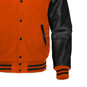 Chaqueta Universitaria de Invierno de Primera Calidad con Logotipo Personalizado, Ropa de Moda, Chaqueta Universitaria de Invierno de Manga Larga - Product Image 3