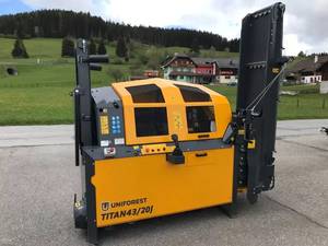 Machine à scier Titan 43/20J, automatique, électrique et diesel, pour scier et fendre du bois, processeur de bois, machine à fendre le bois de chauffage - Product Image 1