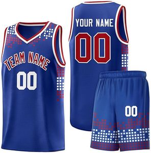 Uniformes de Baloncesto Unisex con Diseño Personalizado, Transpirables, de Secado Rápido, con Estampado de Rayas, Conjunto de Ropa Deportiva para Equipos de Adultos, Estilo 100% - Product Image 1