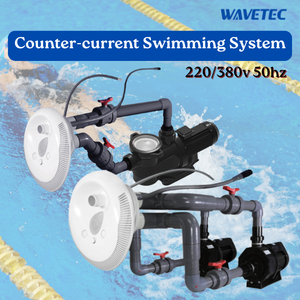 Chorro de Contracorriente de Material ABS con Iluminación LED RGB y Control de 220V/380V para Pequeñas Piscinas de Entrenamiento - Product Image 1