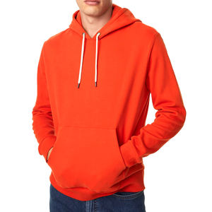 Sudadera con Capucha de Manga Corta Lisa para Hombre, Invierno, 100% Algodón Felpa, Logotipo Personalizado - Product Image 1