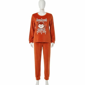 Ropa de Dormir de Lana Transpirable para Mujer con Estampado Digital, Tela Suave, Cómoda, Diseño Elegante, Ropa de Dormir para Relajación - Product Image 5