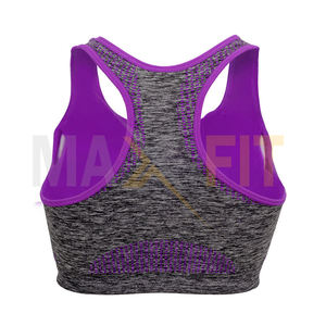 สปอร์ตบราไร้รอยต่อสำหรับผู้หญิงสปอร์ตบราสำหรับใช้ในยิมฟิตเนสเล่นกีฬาปรับแต่งได้ตามต้องการ - Product Image 4