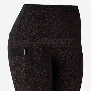 Collants d'équitation pour femmes avec logo personnalisé Pantalon équestre taille haute extensible Tissu respirant - Product Image 5