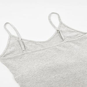 Soutien-gorge de sport sans manches côtelé à col rond pour femmes Débardeur rembourré pour filles Athletics Oversized Tshirt - Product Image 6
