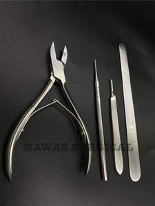 Kit d'Instruments de Soin des Ongles en Acier Inoxydable de Qualité Médicale, Réutilisable, Professionnel, Coupe-Ongles, Repousse-Cuticules, Lime, Outils de Podologie - Product Image 4