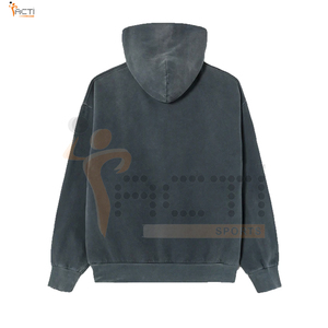 Suéter de talla grande de calidad superior al mejor precio Sunfade sudaderas con capucha Color sólido superventas Sunfade sudaderas con capucha - Product Image 2