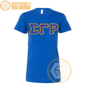Sigma Gamma Rho T-shirt pour femme sur mesure Vêtements de sororité Jersey de coton T-shirt respirant de haute qualité Vêtements grecs pour femme - Product Image 6