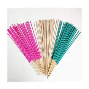 Bâtons d'encens colorés faits à la main de 9 pouces, écologiques, très recherchés, de haute qualité, pour la décoration intérieure, les mariages, les cérémonies religieuses indiennes - Product Image 3