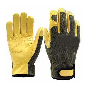 Gants de sécurité en cuir de mouton de haute qualité pour hommes Construction industrielle Gants mécaniques de protection pour le travail à la main - Product Image 4