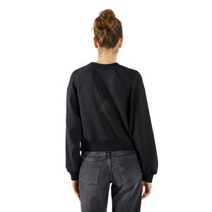 Sweat-shirt à col rond d'hiver personnalisé 100% coton surdimensionné anti-froissement Streetwear de luxe avec logos imprimés à l'écran - Product Image 3