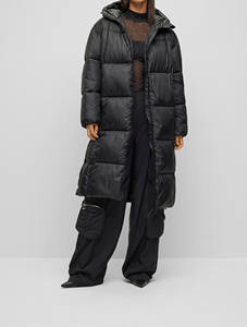 Fashionable <b>Short</b> Vintage Waterproof Woven Thick Padded Warm Winter Covered Button Custom Logo Casual Windproof Puffy <b>Jackets</b> - Product Image 3